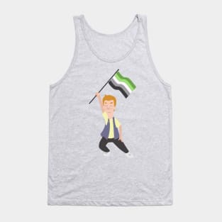 Jimmy Jr. x Aromantic Flag Tank Top